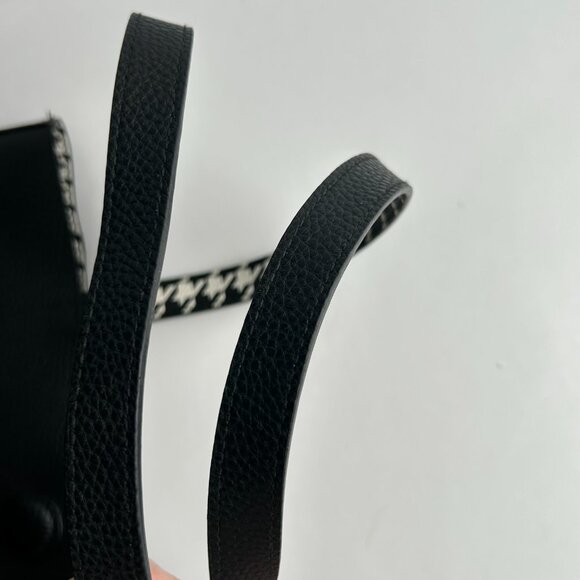 Reversible Tote/shoulder Bag in Black, Black and White - Picture 5 of 8